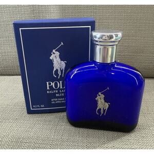 Ralph Lauren Polo Blue After Shave 125ml 4.2 oz Men Open Box New Authentic Fresh